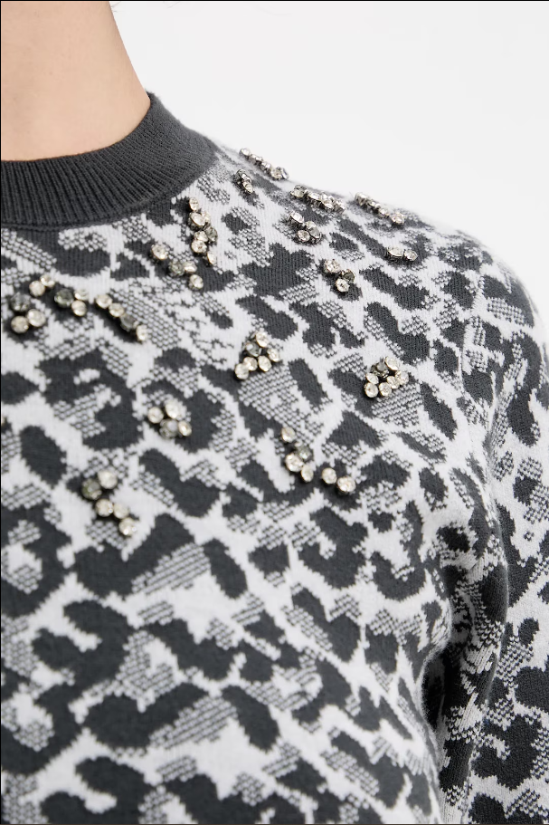 Camisola de malha padrão TWINSET ACTITUDE