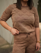 Camisola de malha com monograma SCOTCH&SODA