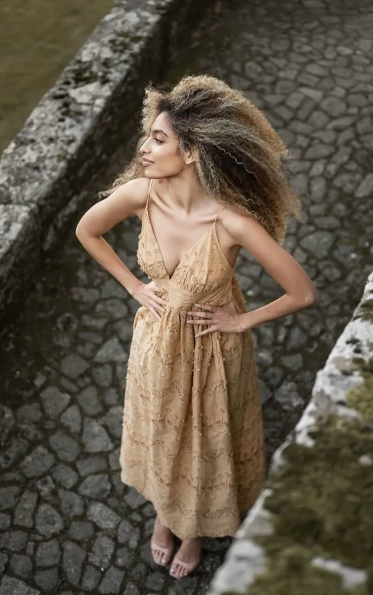 Vestido bordado GOA GOA