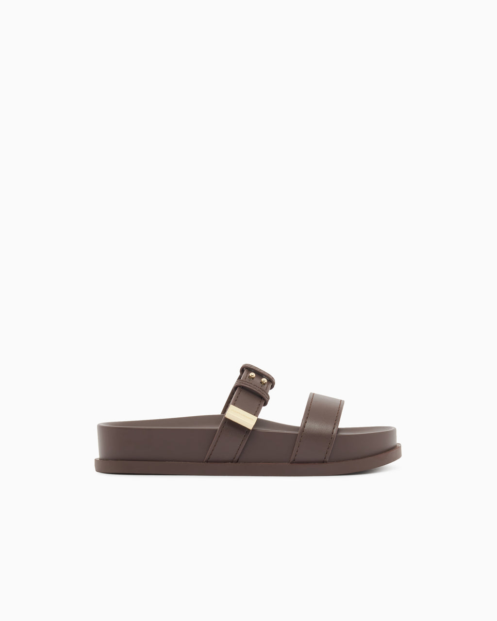 Chinelo com fivelas Armani Exchange - vista frontal
