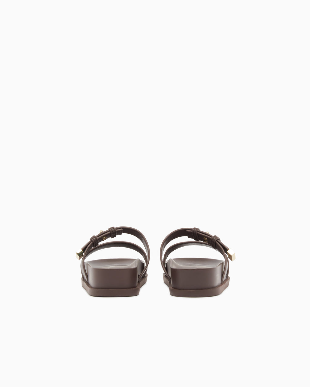 Chinelo com fivelas Armani Exchange - vista traseira
