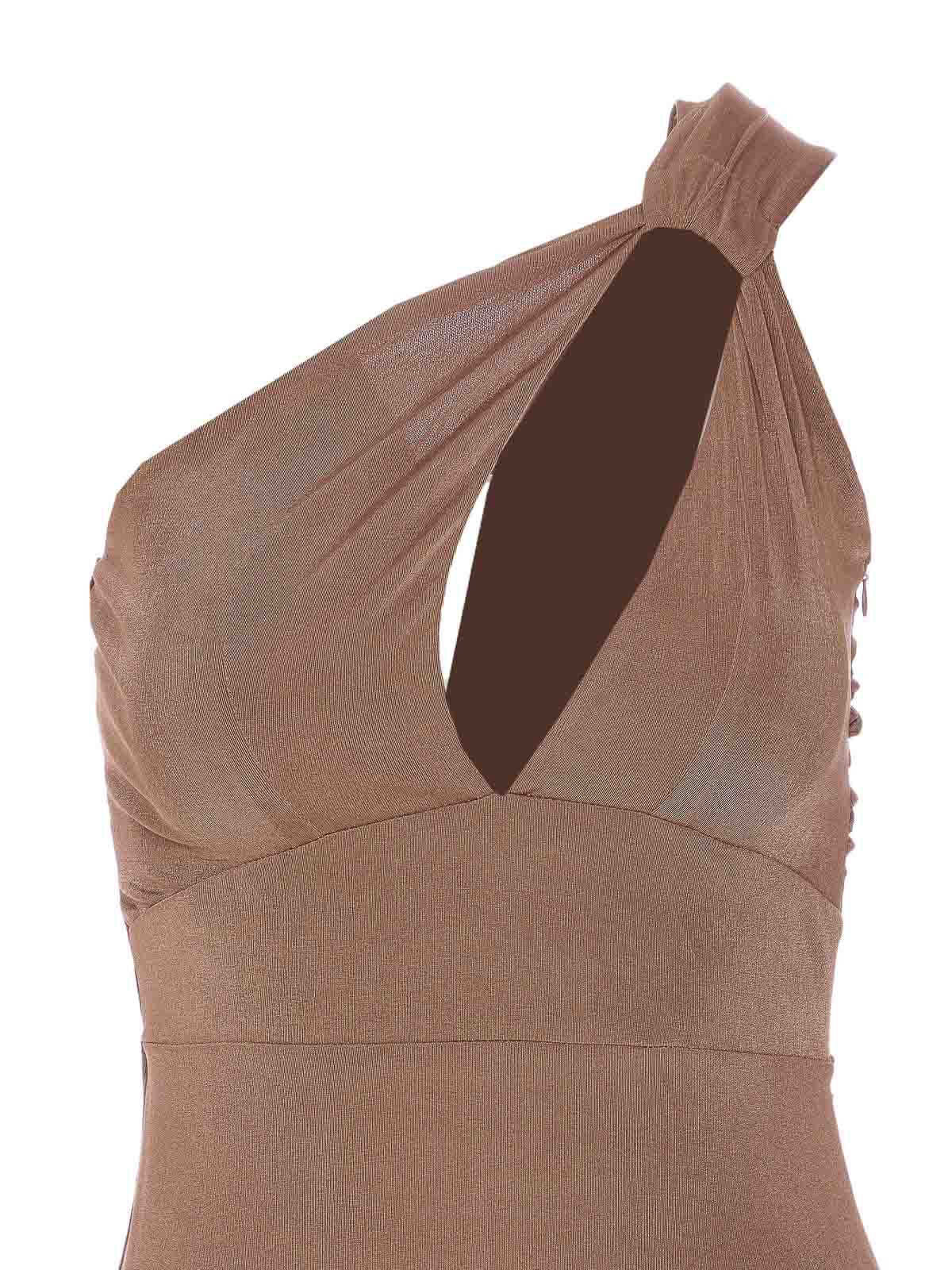 Vestido Comprido Halter com Abertura Frontal ELEH