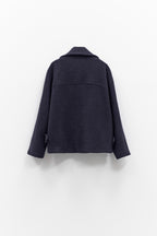 Casaco curto oversized fazenda Eleh