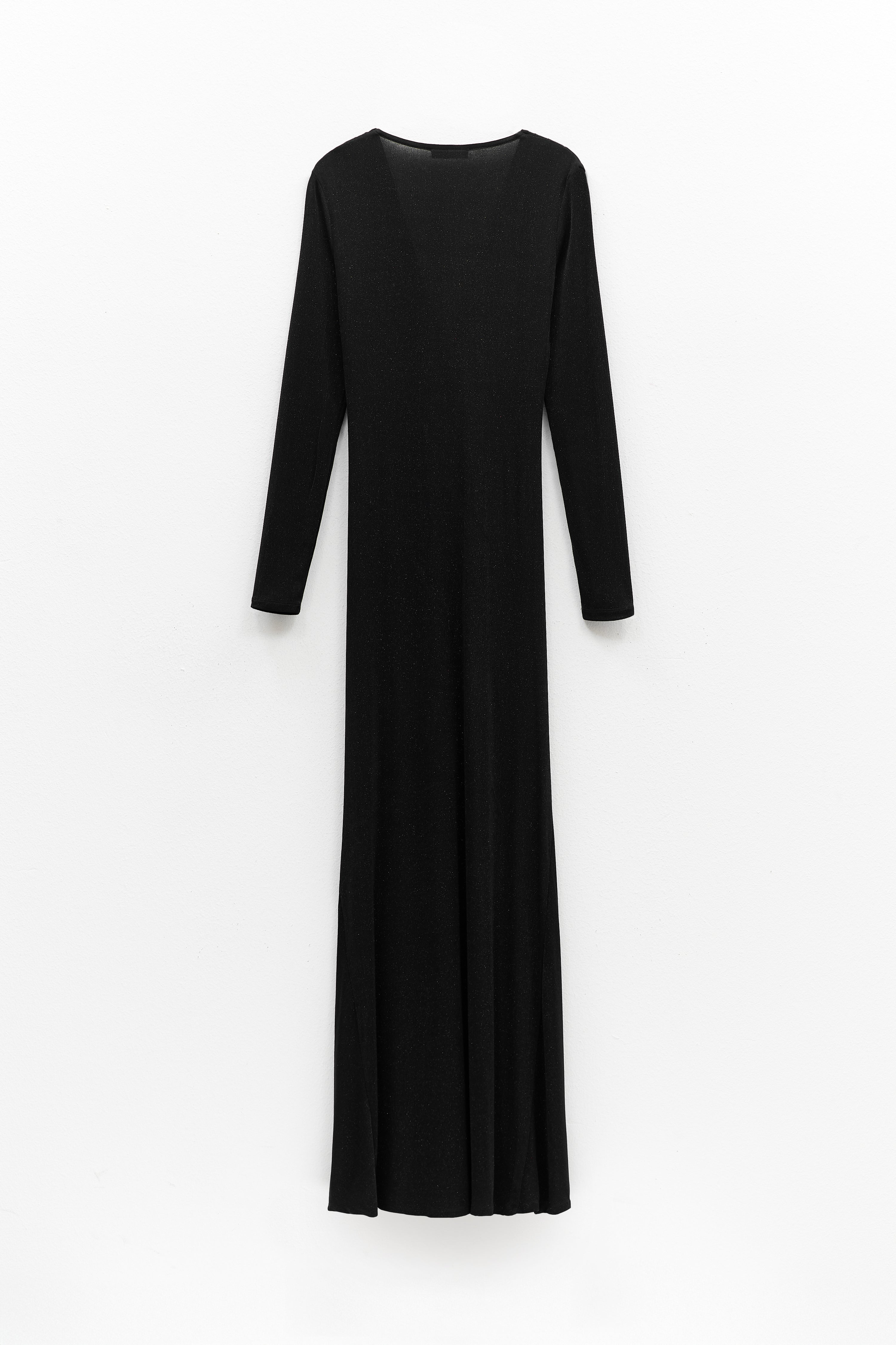 Vestido longo drapeado Eleh