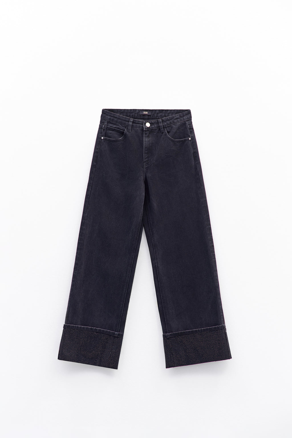 Jeans Bainha brilhos Eleh