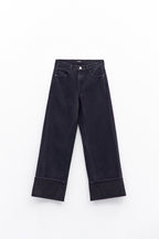 Jeans Bainha brilhos Eleh