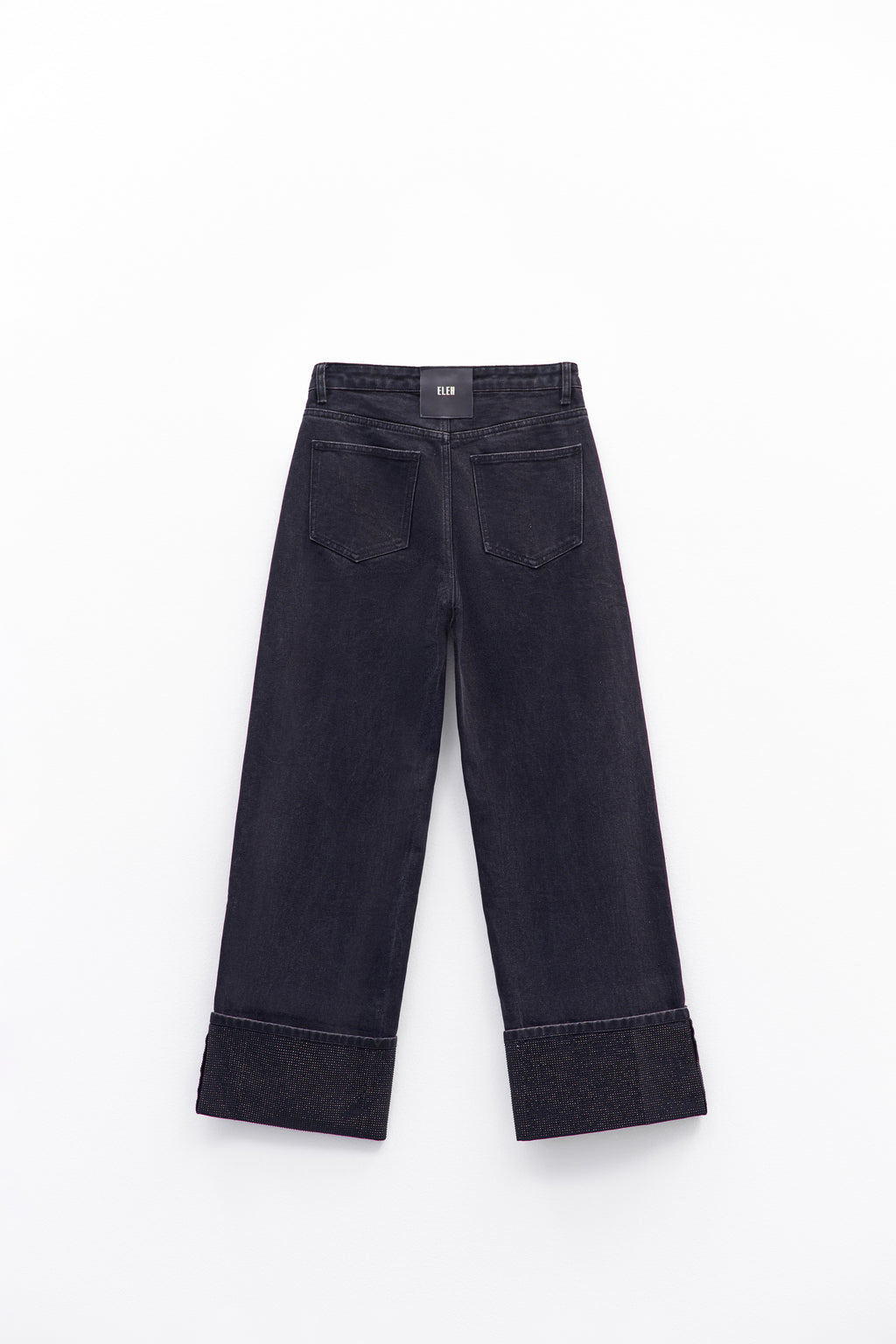 Jeans Bainha brilhos Eleh