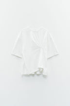 T-shirt com efeito torcido ELEH