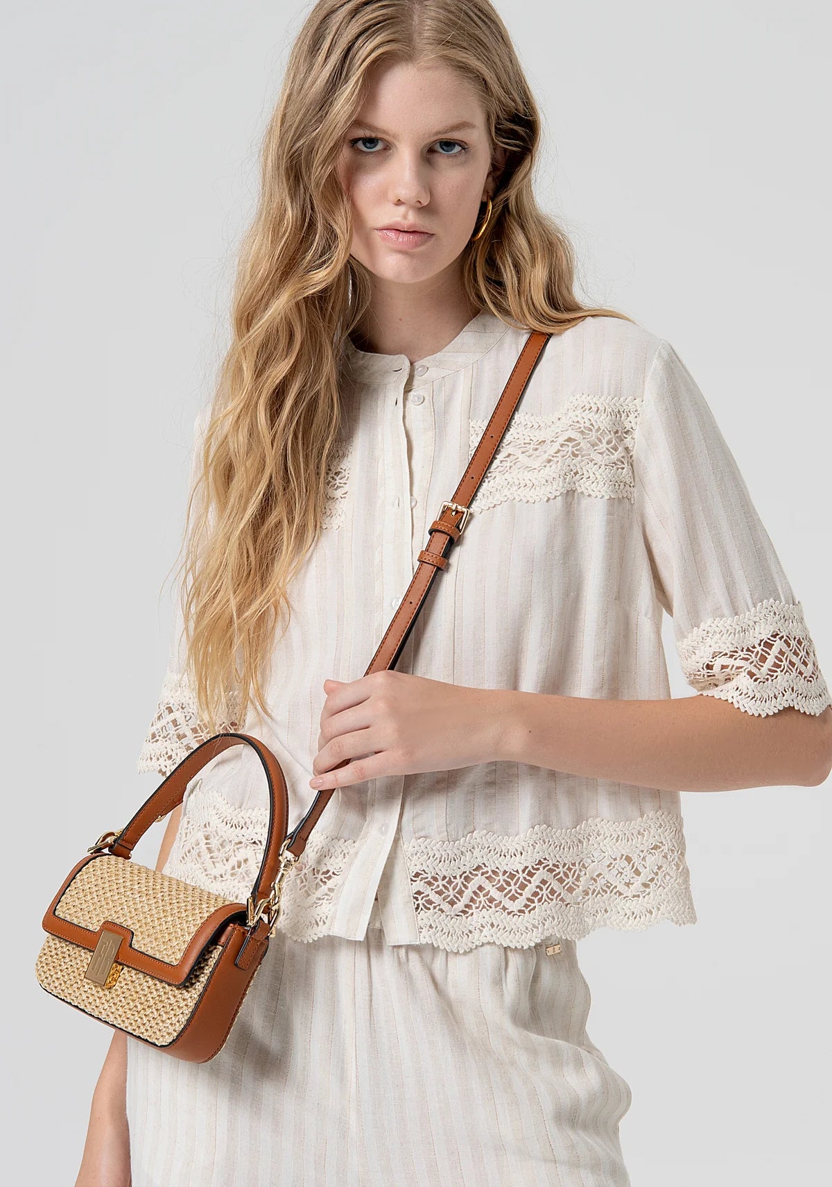 Mini bolsa de ombro Fracomina