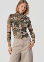 Calça Pallazo de algodão Fracomina