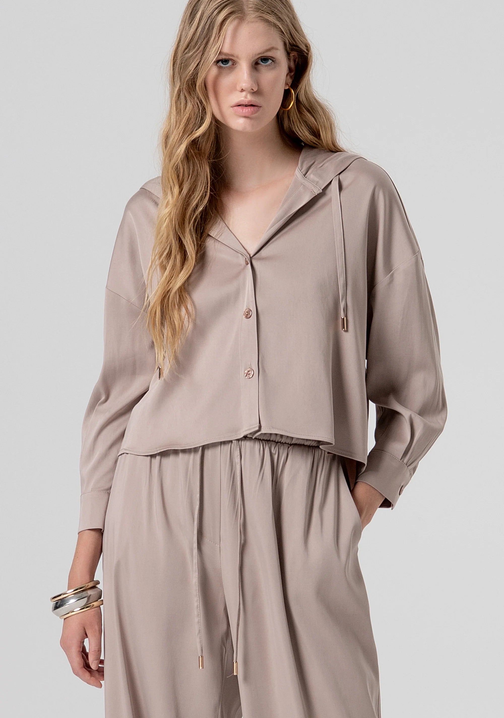 Blusa com capuz FRACOMINA