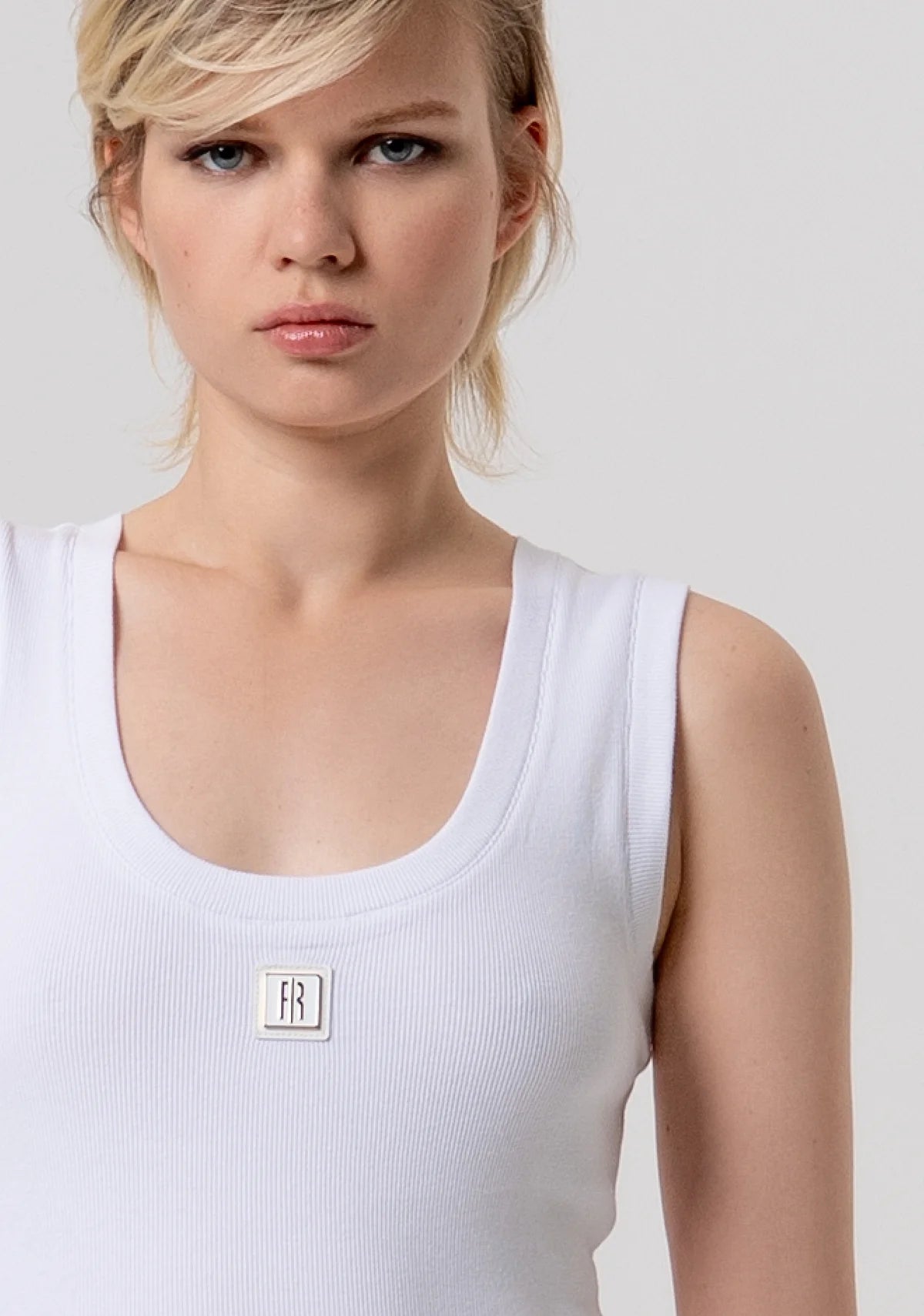 Top canelado Fracomina