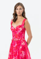 Top justo com estampa multicolorida FRACOMINA