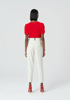 Calça chino com detalhes contrastantes FRACOMINA