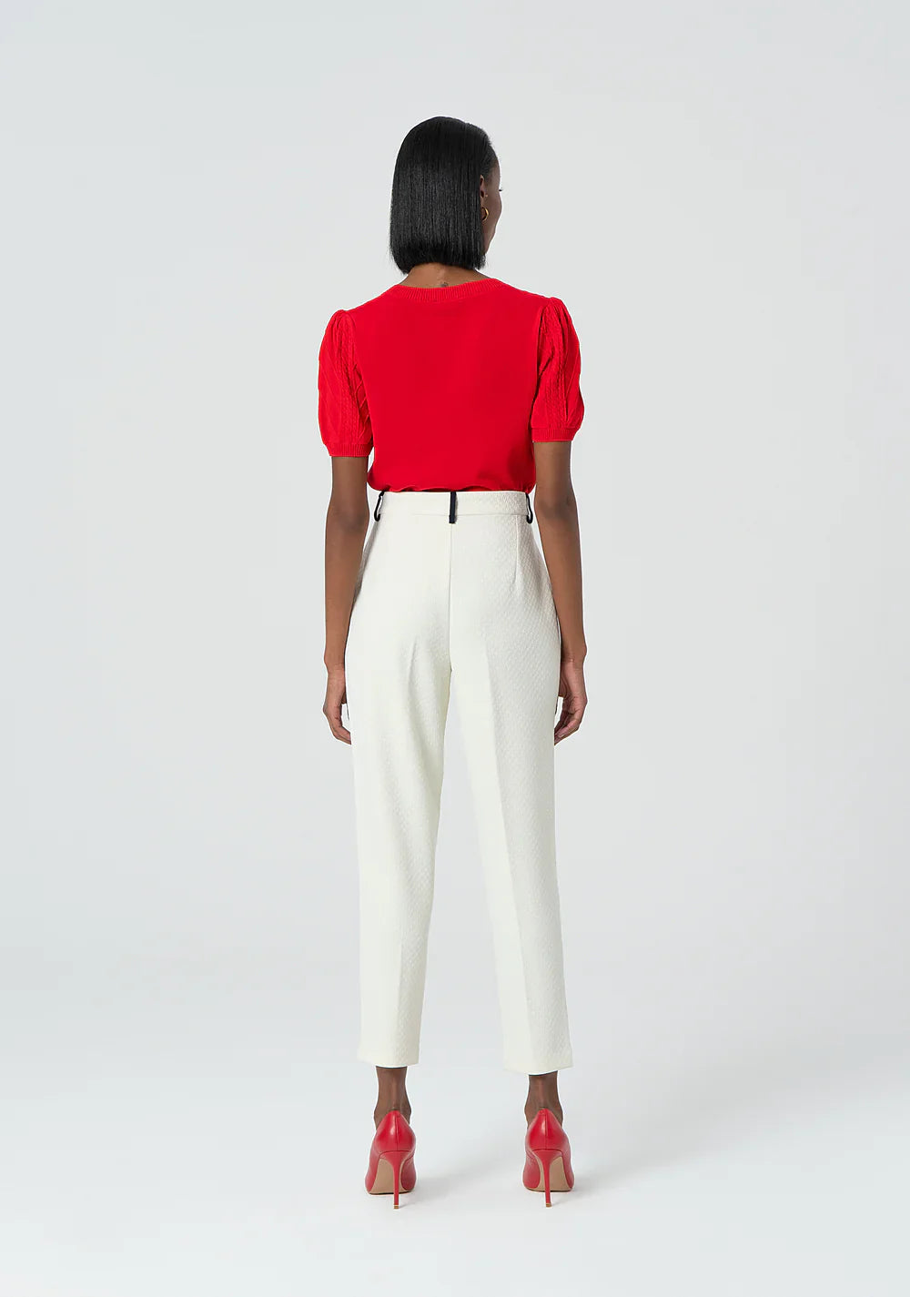 Calça chino com detalhes contrastantes FRACOMINA