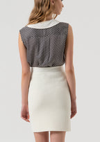 Saia de malha justa de comprimento médio Fracomina