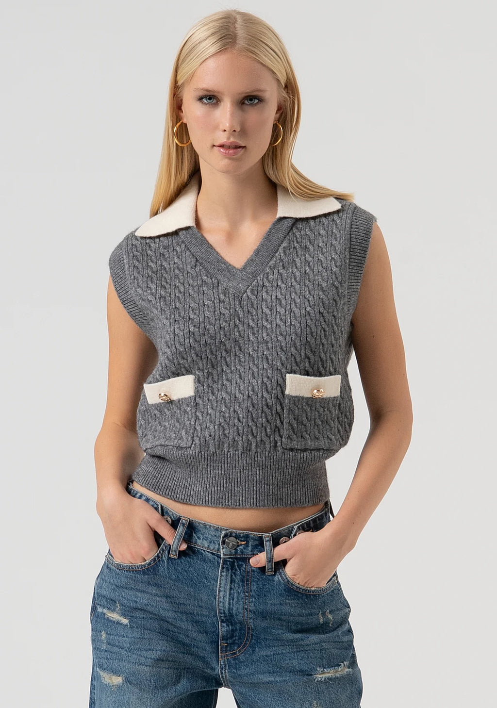 Colete de malha Fracomina