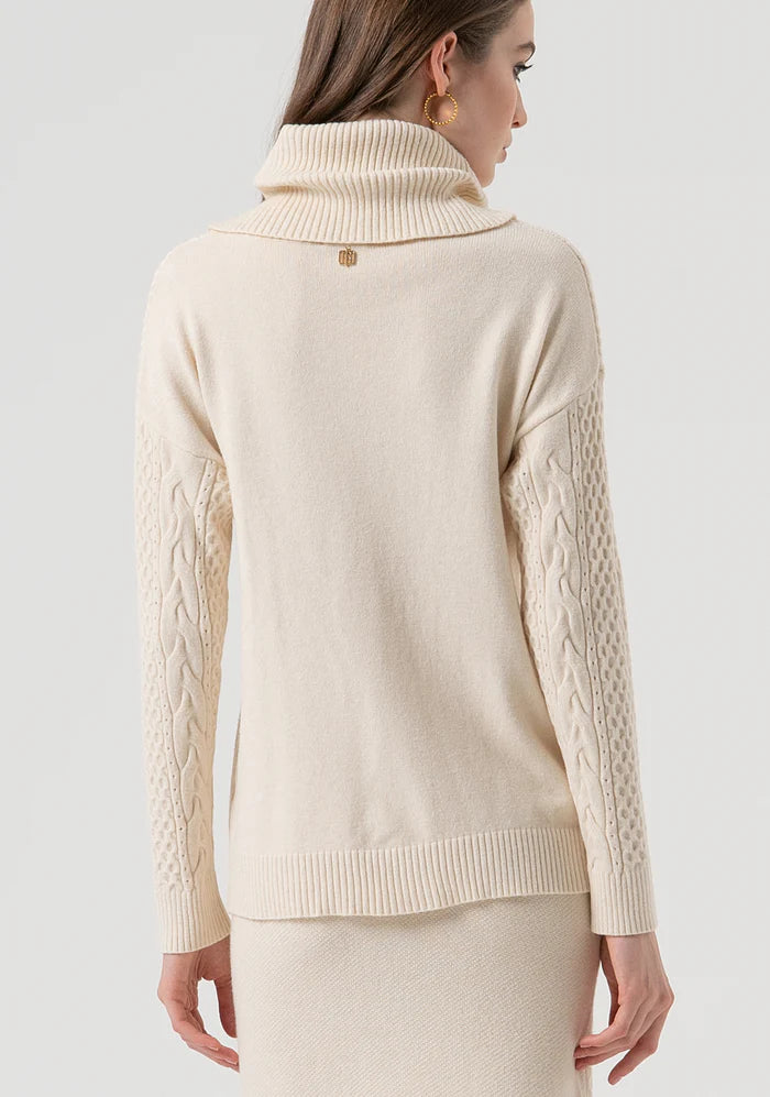 Camisola malha gola alta Fracomina