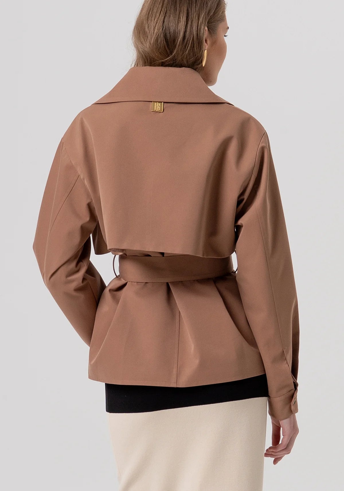 Trench coat curta FRACOMINA