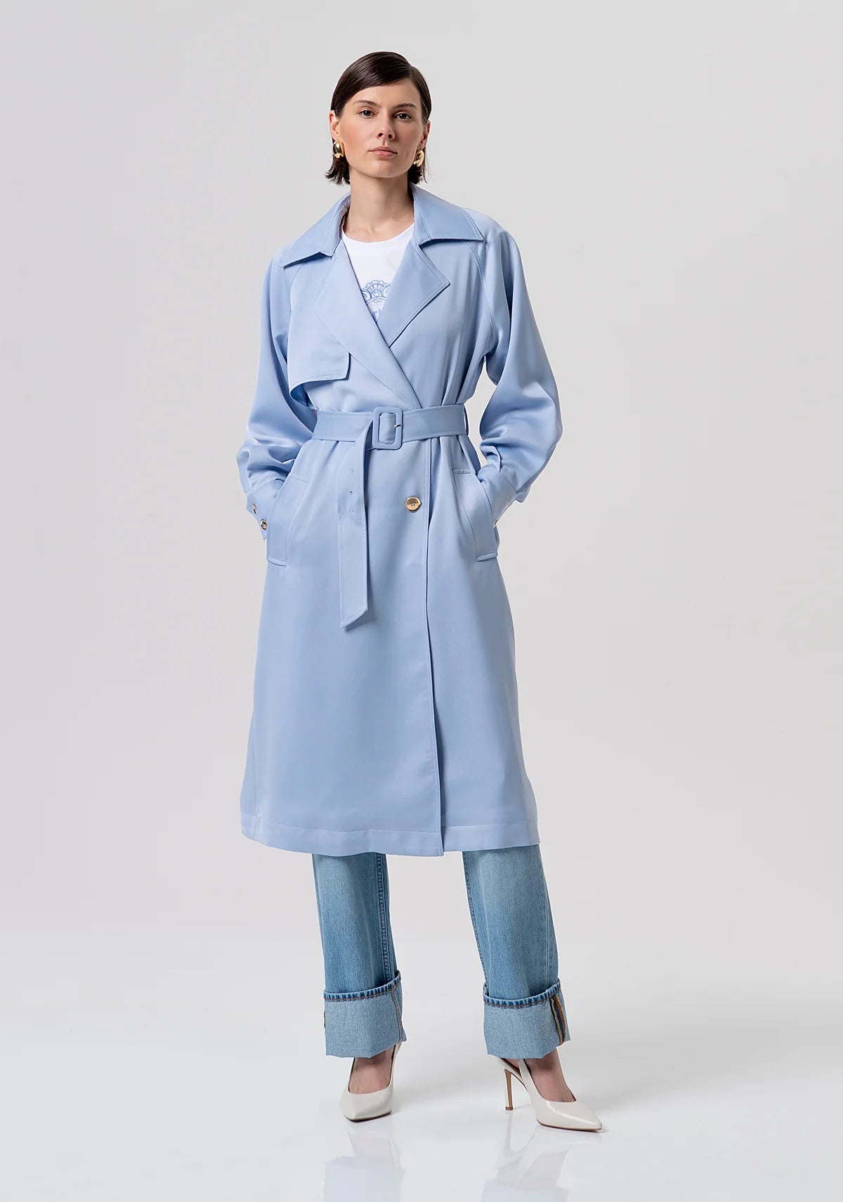 Trench coat longo FRACOMINA