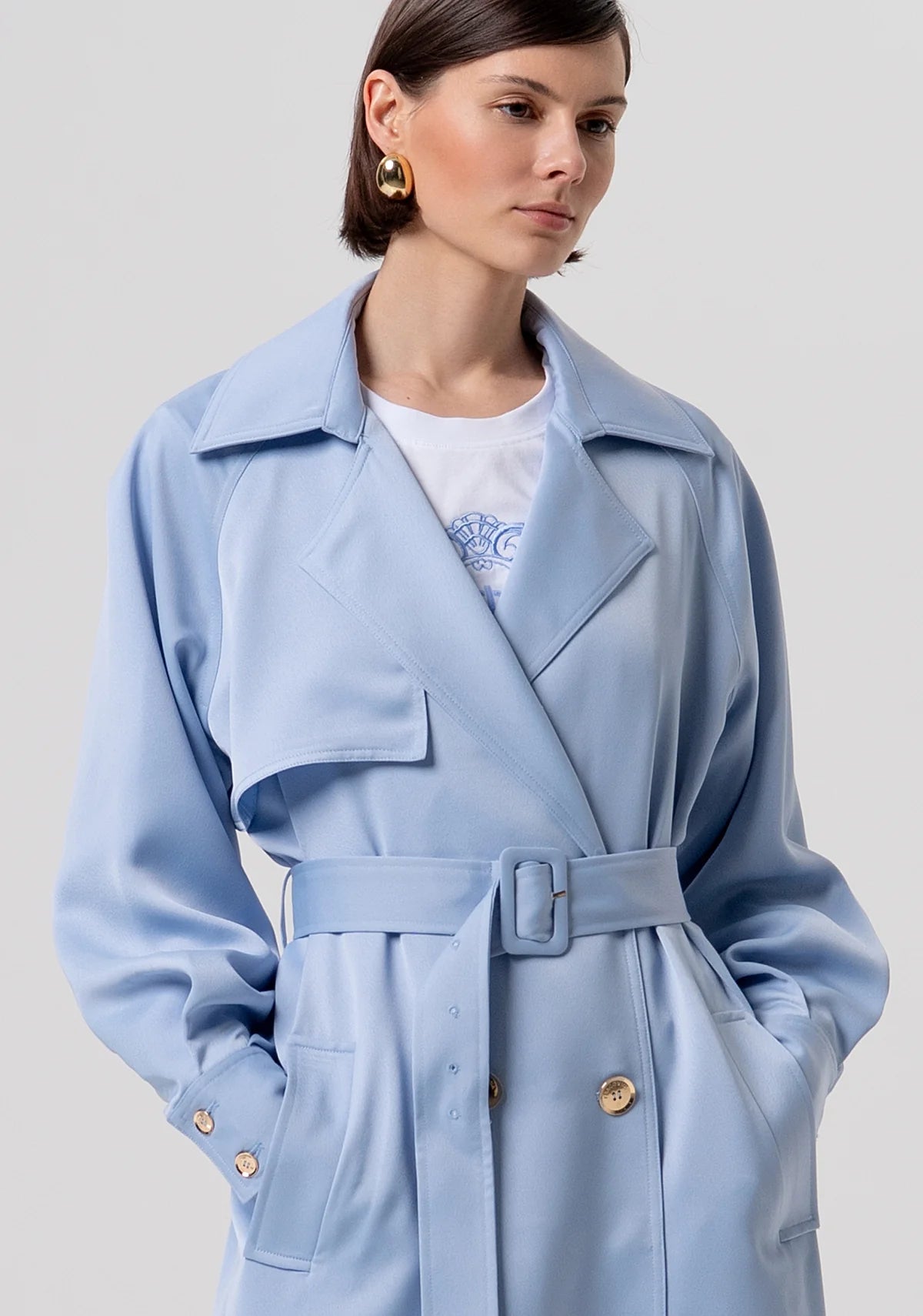 Trench coat longo FRACOMINA