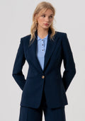 Blazer de corte regular com abotoamento simples FRACOMINA