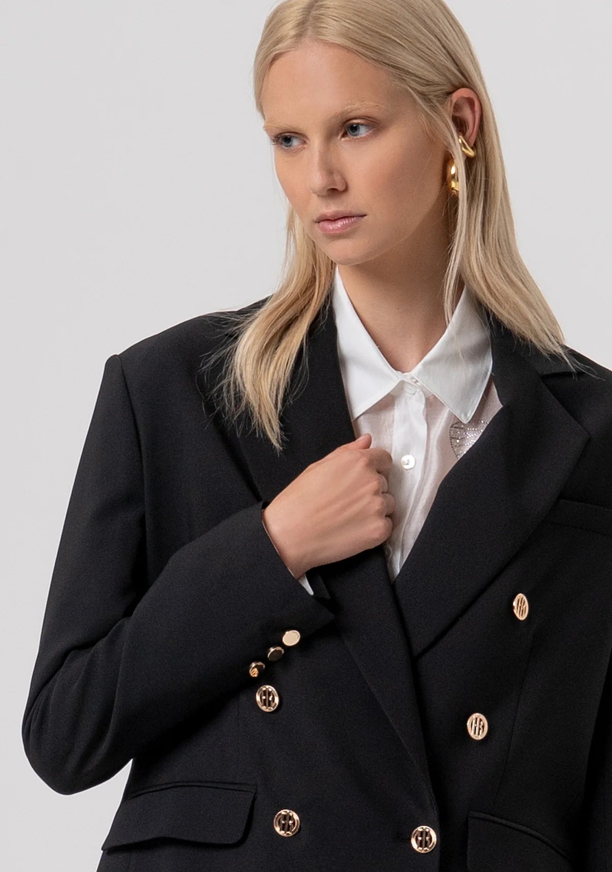 Blazer longo de abotoamento duplo FRACOMINA