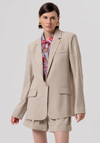 Blazer oversized abotoamento simples FRACOMINA