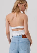 Top bustier de renda FRACOMINA