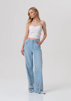 Top bustier de renda FRACOMINA