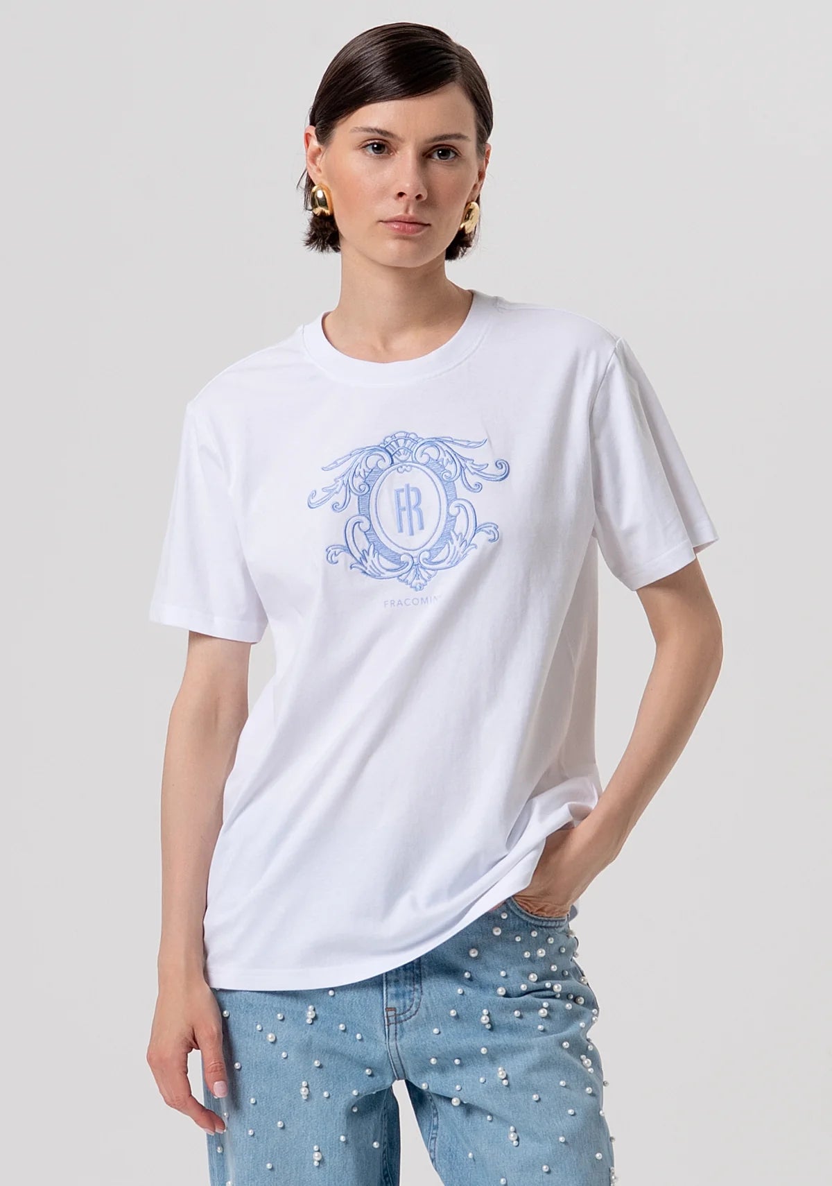 T-shirt logo FRACOMINA