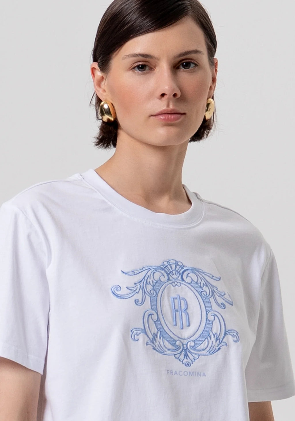 T-shirt logo FRACOMINA