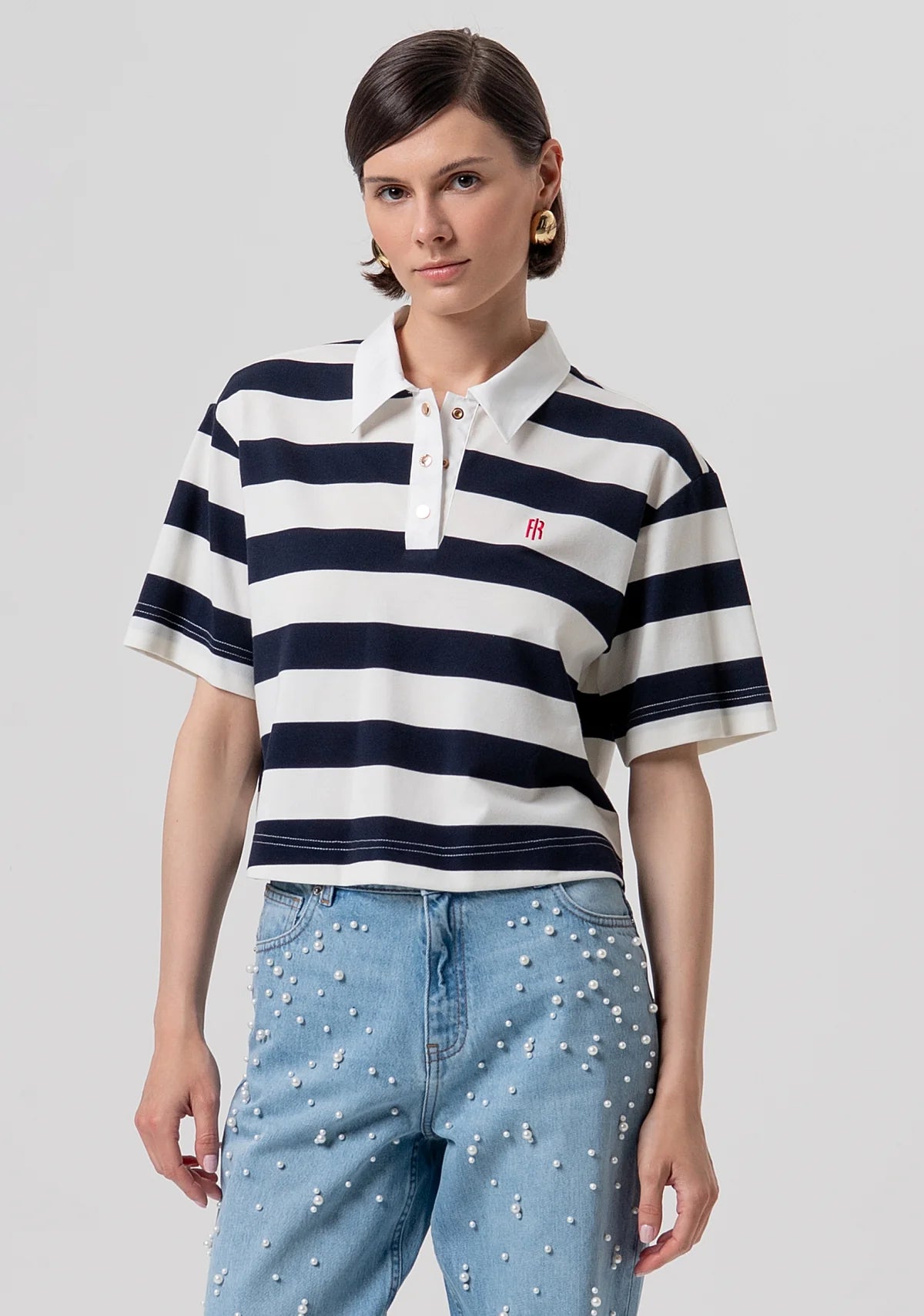 Polo listrado FRACOMINA