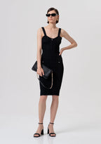 Top de malha com modelagem justa FRACOMINA