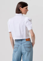 Camisa cropped de popeline FRACOMINA