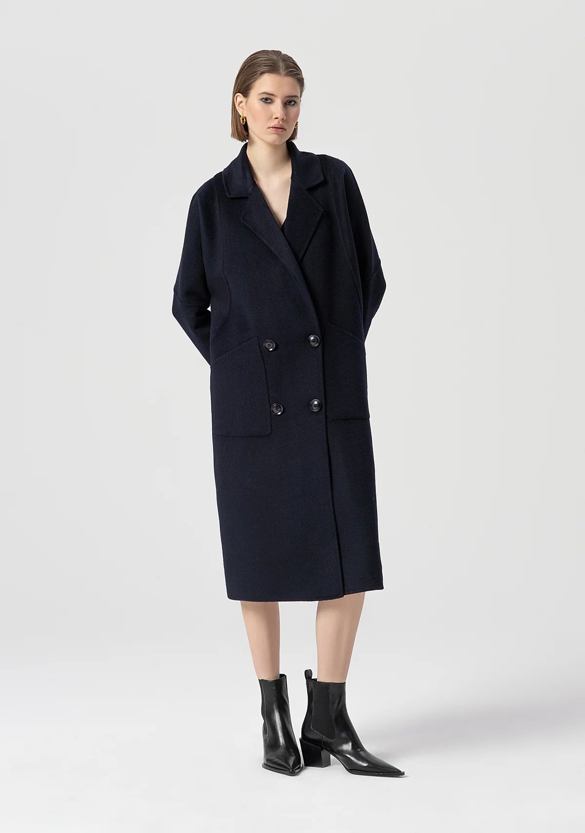 Sobretudo abotoamento duplo Fracomina