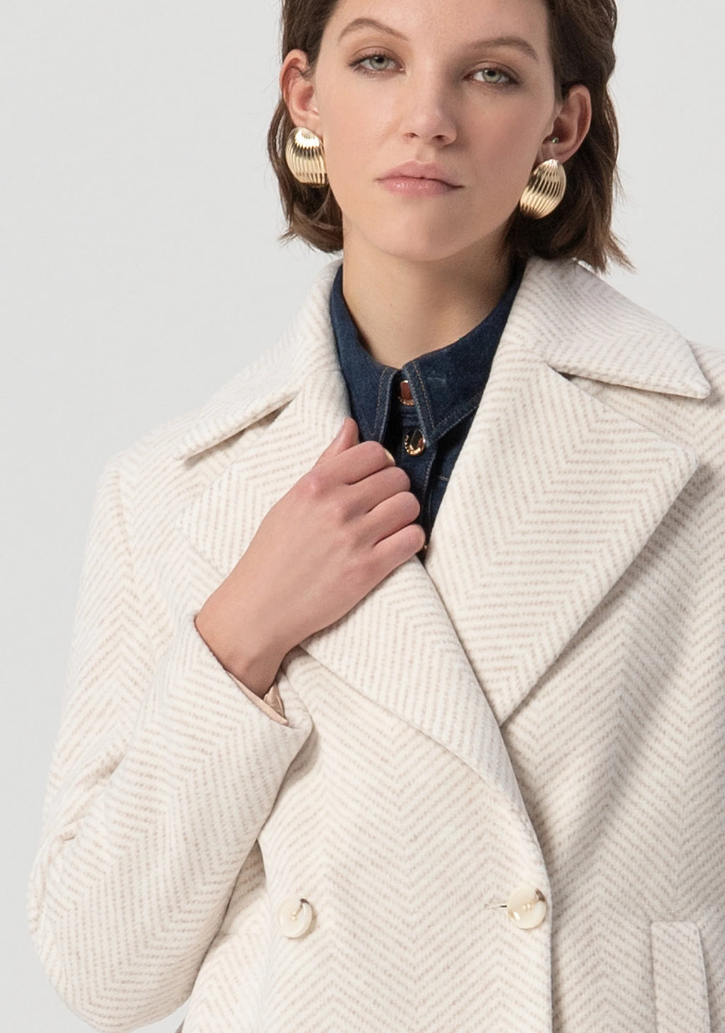 Sobretudo curto Fracomina