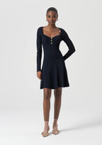 Vestido curto de malha Fracomina