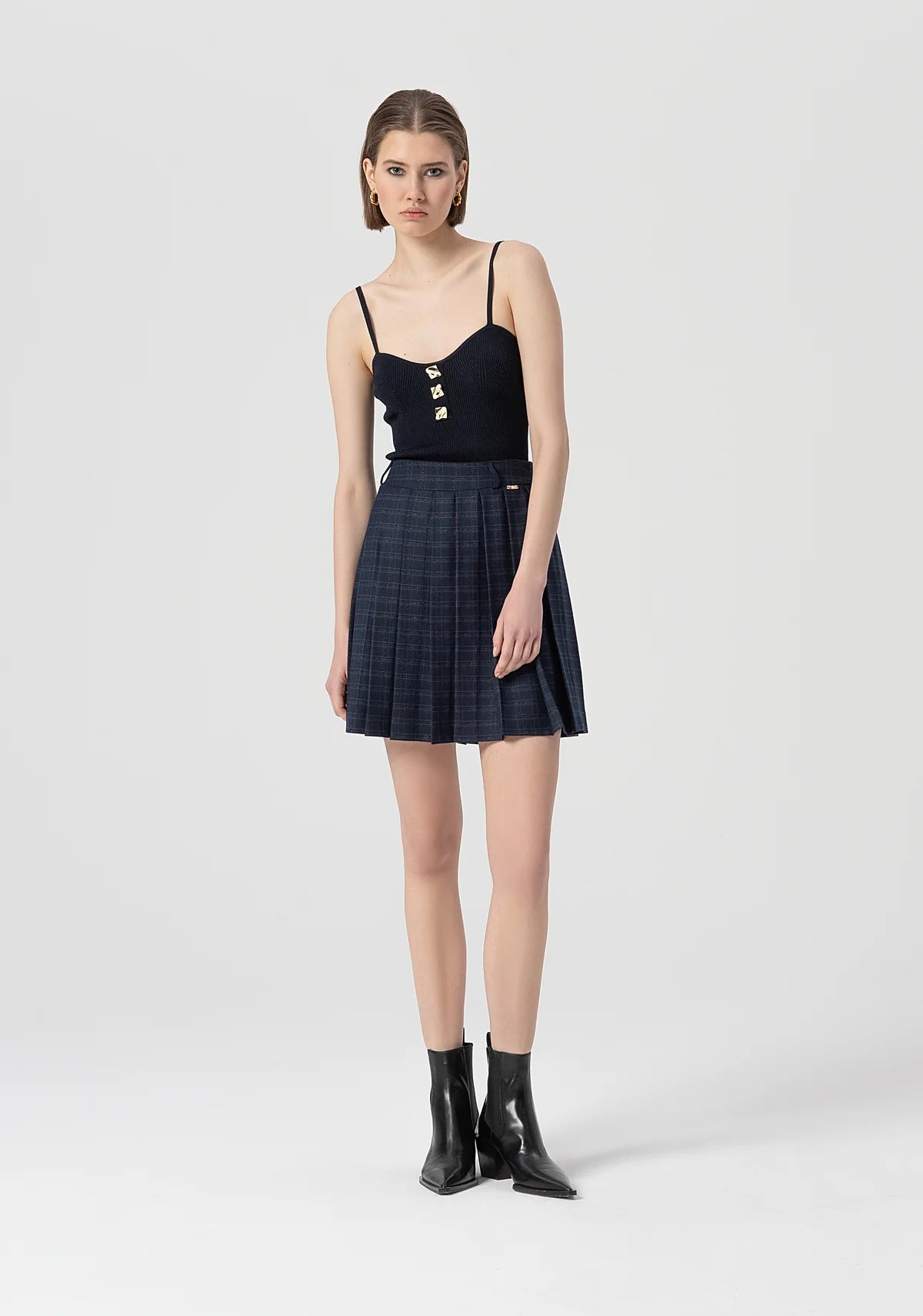 Saia xadrez Fracomina