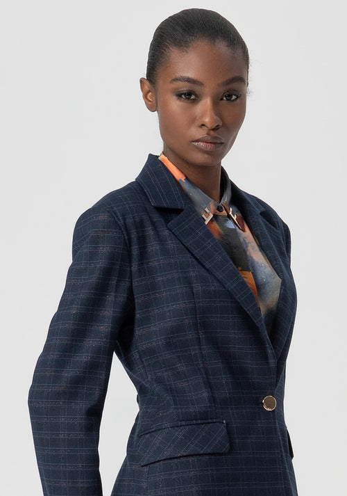 Blazer xadrez Fracomina
