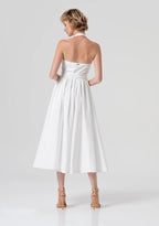 Vestido midi com cinto FRACOMINA