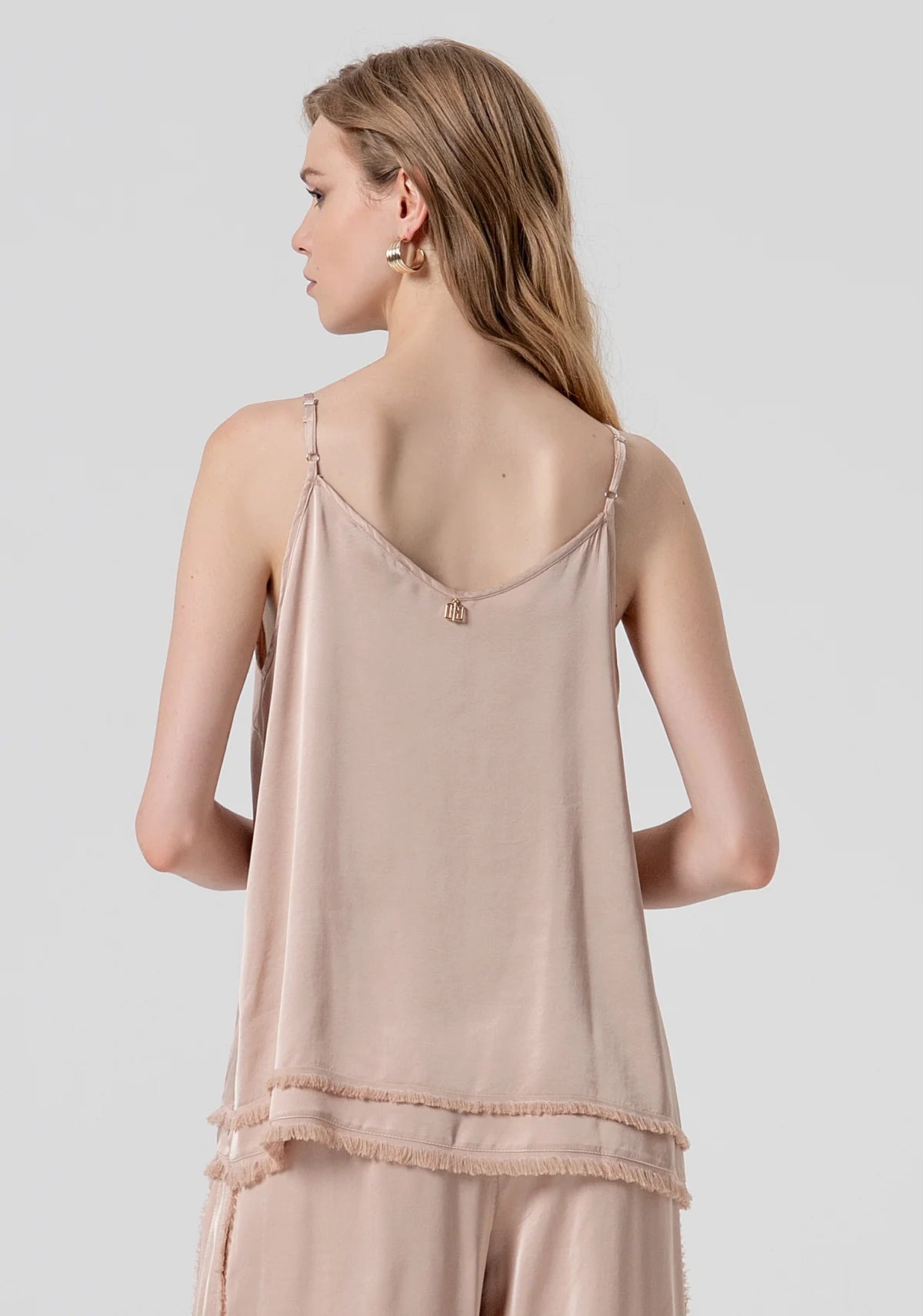 Top em tecido fluído Fracomina