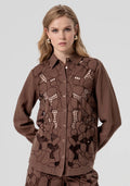 Camisa com bordados FRACOMINA