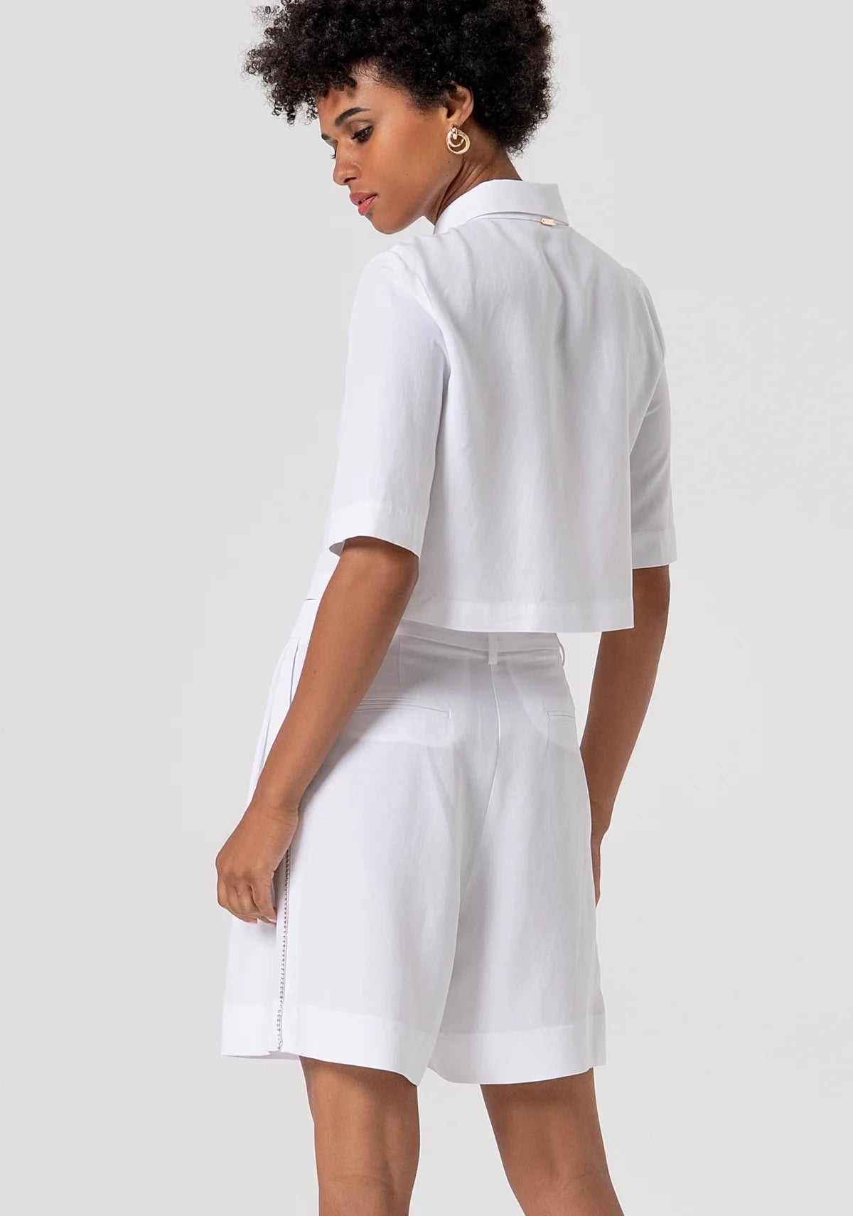 Calção com strass FRACOMINA