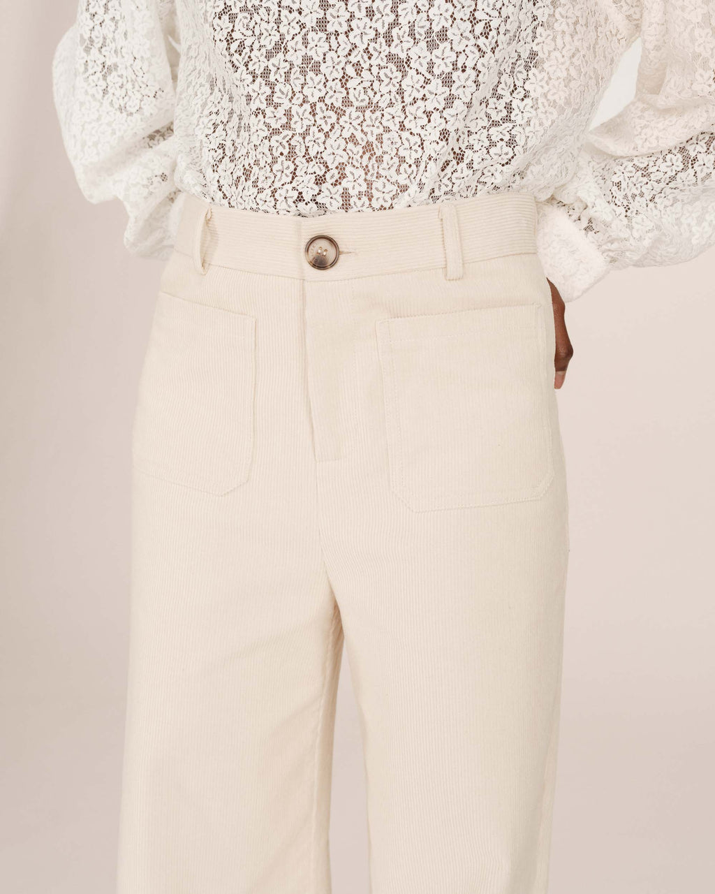 Calça samba bombazina Grace & Mila