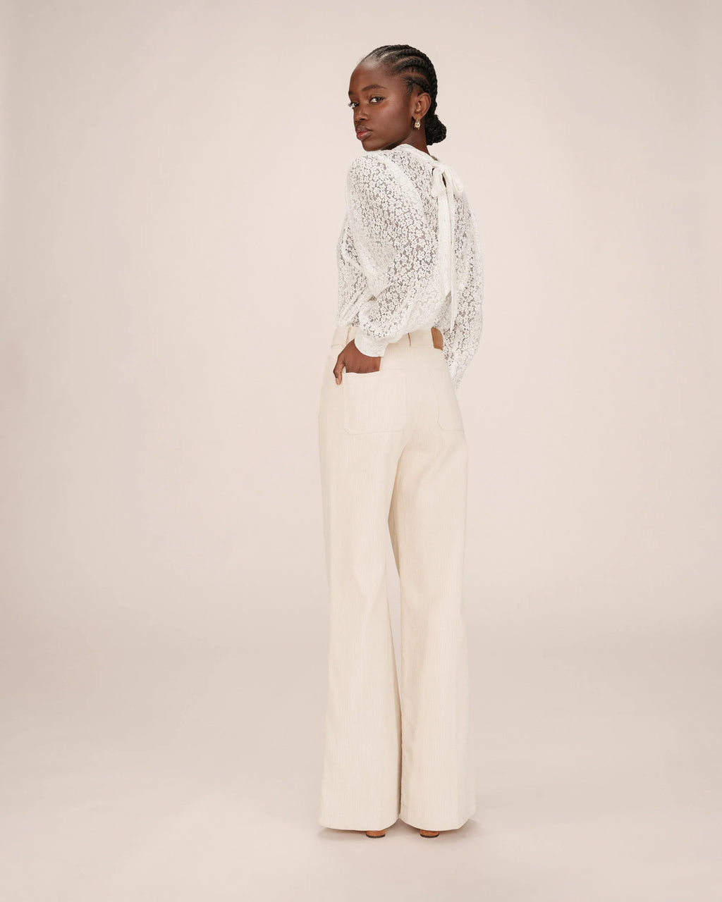 Calça samba bombazina Grace & Mila