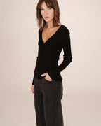 Camisola de malha canelada saturnin Grace & Mila