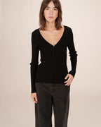 Camisola de malha canelada saturnin Grace & Mila