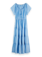 Vestido longo com bordados SCOTCH&SODA