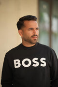 Sweatshirt com estampado de logótipo BOSS